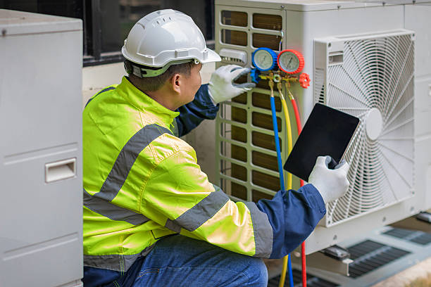 Professional Hvac technician working in Lisbon, ME